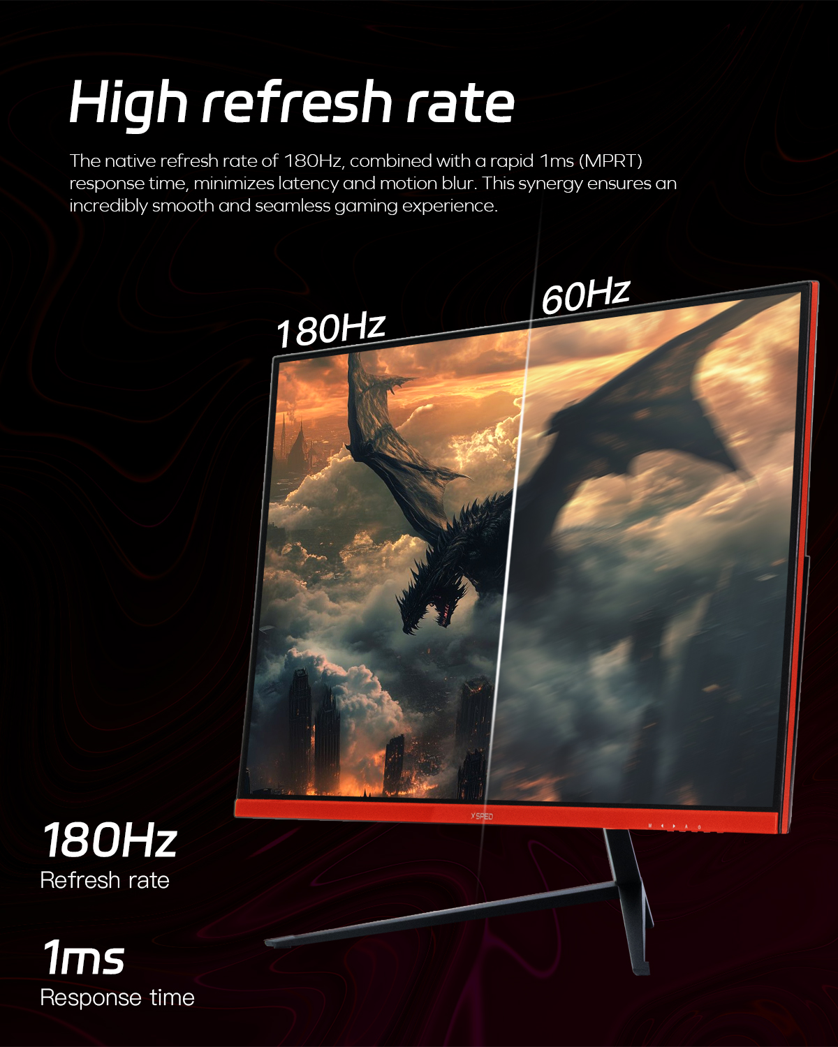 WolfClaw: LCD Monitor -27"  FHD 180Hz FLAT